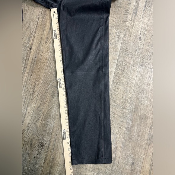 Black Leather Hudson Harlow Pants 100% Lamb Leather - Picture 15 of 15